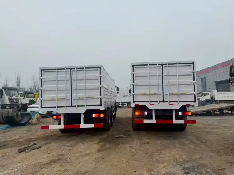 Rebuilt Howo Cargo Truck 400HP 3 rebuilt howo fence cargo truck