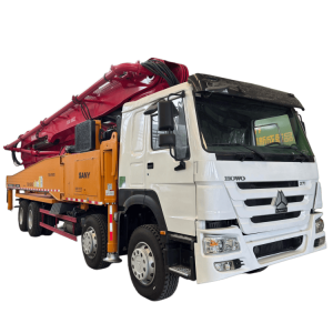 Rebuilt HOWO Chassis Sany 56m Concrete Pump Truck