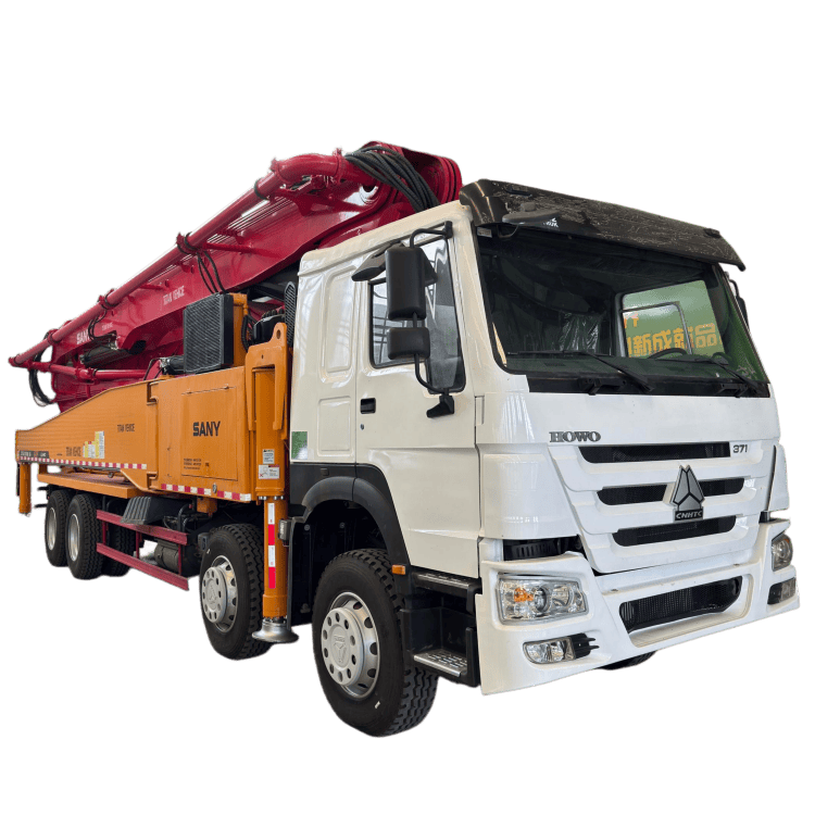 Rebuilt HOWO Chassis Sany 56m Concrete Pump Truck 1 Rebuilt HOWO Chassis Sany 56m Concrete Pump Truck