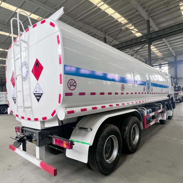 Rebuilt HOWO Fuel Tanker Truck 8×4 371HP 3 rebuilt howo fuel tanker truck 371 8×4